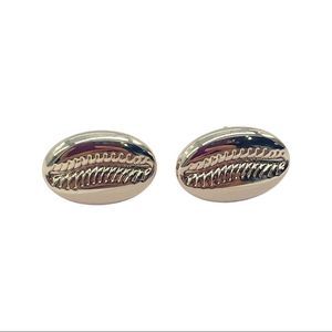 18k Gold Filled Plain Conch Stud Earring